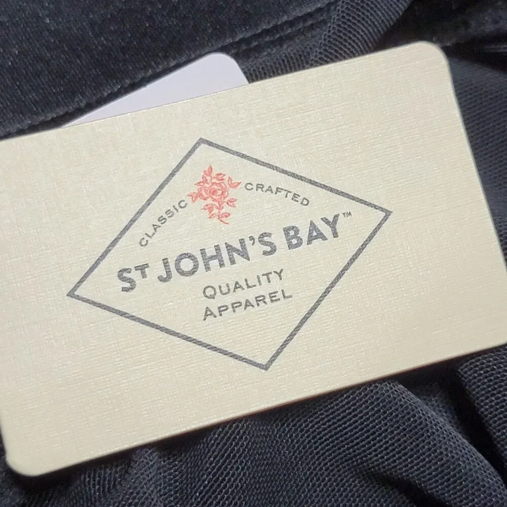 St John's Bay 1Pc Swimsuit Secretly Slender - Size 8 NWT